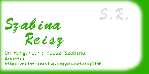 szabina reisz business card